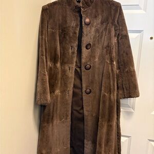 Brown mink Fur women’s Coat